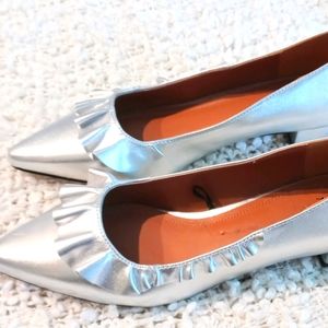 H&M SILVER PUMPS,  39